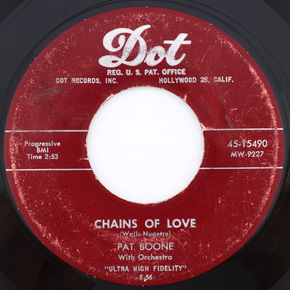 Pat Boone, Friendly Persuasion (Thee I Love)/Chains Of Love 45 rpm Single Record - Picture 1 of 8